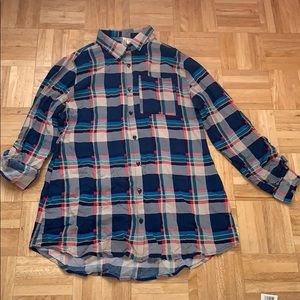 Plaid tunic